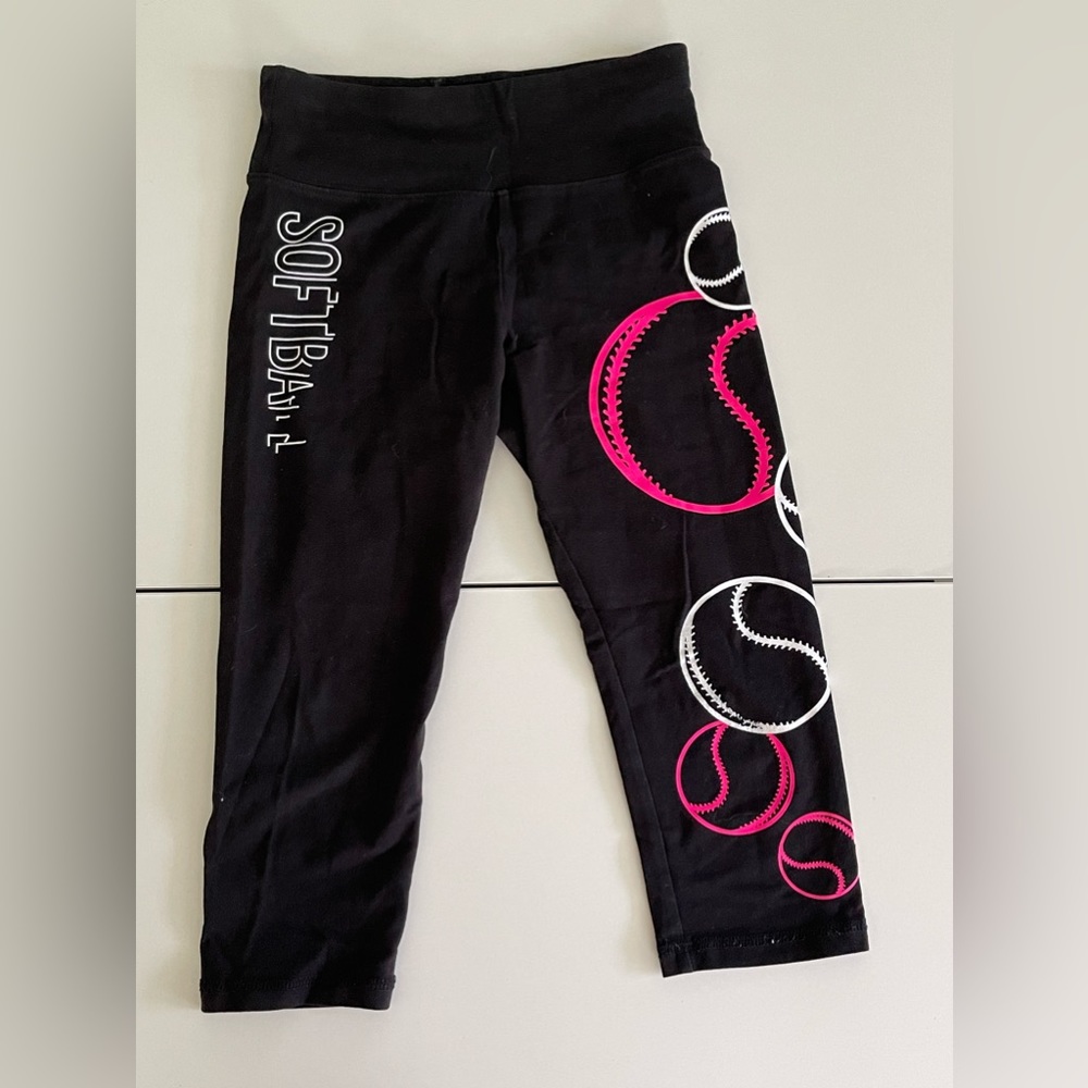 💜Justice Girls Cropped Leggings Size 8